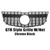 XVIP GTR Style Kühlergrill für Mercedes Benz GLK-Klasse X204 2013-2015 GLK250 GLK300 GLK350 Schwarze Diamanten Style Rennsportgrills