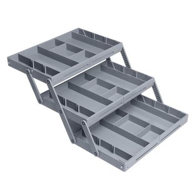 2/3 Tier Drawer Organizer Storage Tray Expandable Drawer Jewelry Organizer Adjustable Foldable Desktop Organizer Box