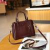 Genuine Leather Tote Bag for Women - Top Grain Vegetable Tanned Cowhide, 2-Way Handbag & Crossbody Bag with Wide Strap