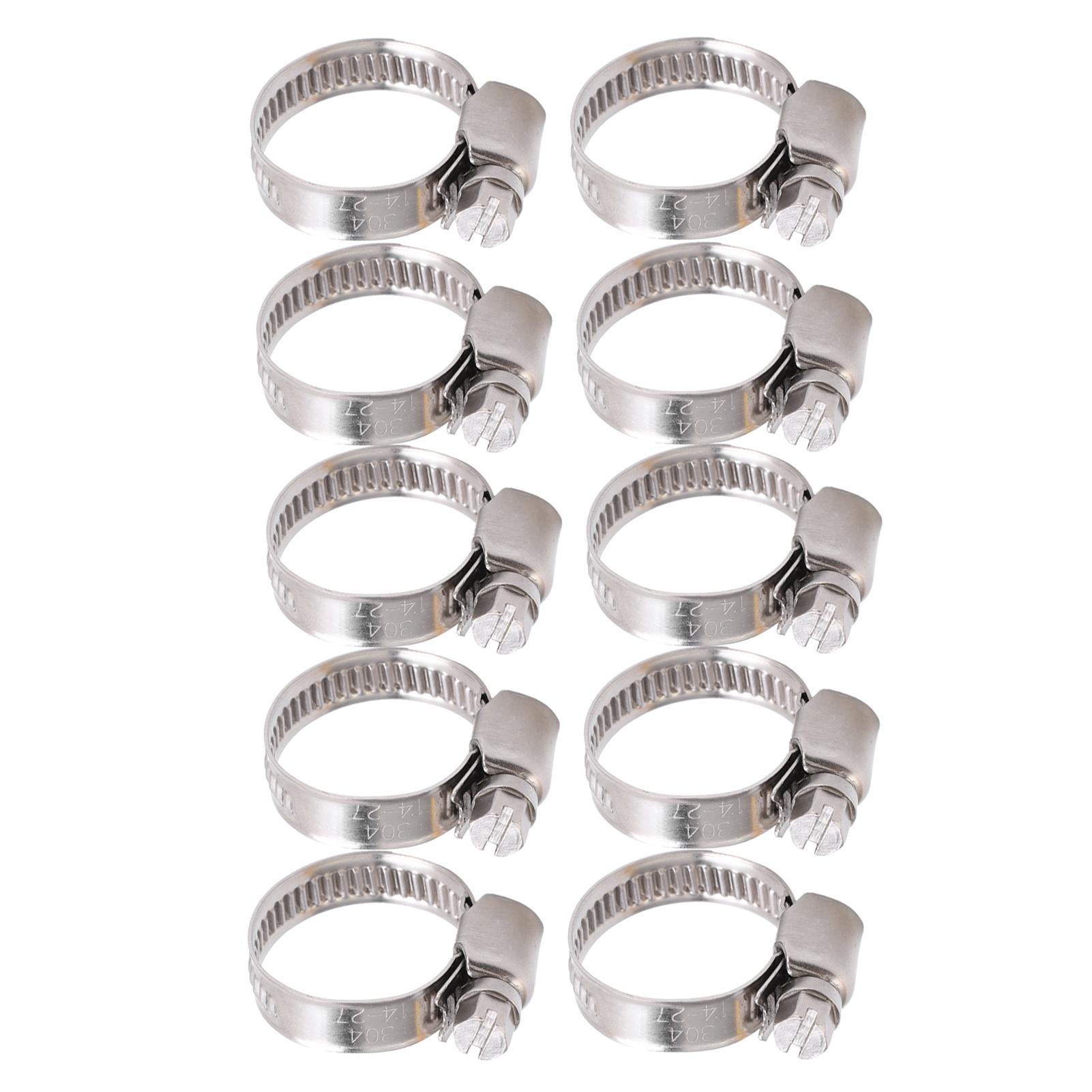 

10 шт. Хомуты для шлангов 304 Нержавеющая сталь Крепеж Немецкий стиль с отверстием 1427мм