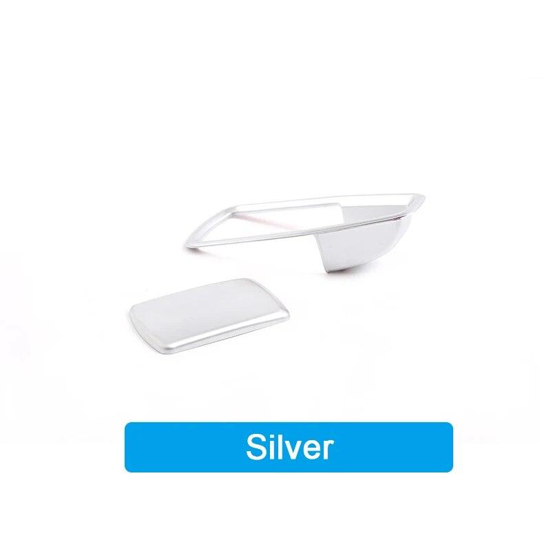 

2 шт., ABS, автомобильный второй пилот, перчаточный ящик, декоративная рамка, накладка, внутренние наклейки для BMW 3 серии G20 G28-21, автоаксессуары серебряный