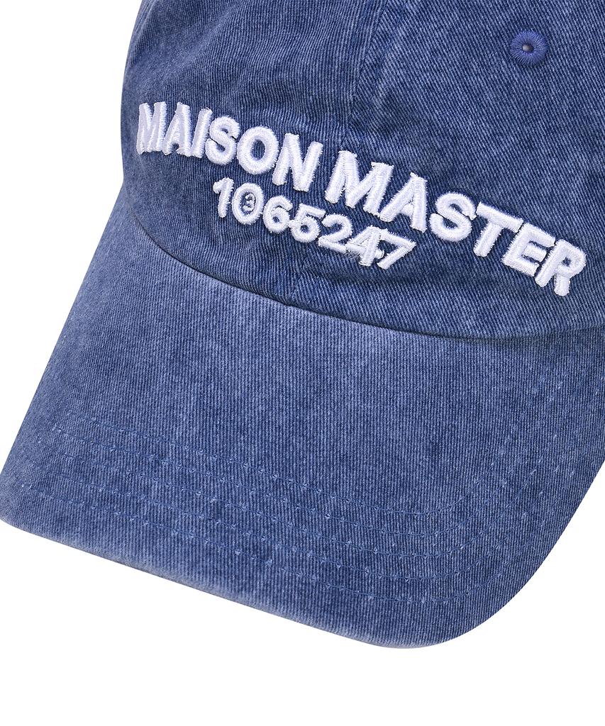 MAISON MASTER Pigment Curve Logo Ball Cap