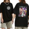 Anime Frieren: Beyond Journey's End T-Shirt Unisex Damenmode Harajuku T-Shirts Baumwoll Tops Lässiges Oversized T-Shirt Sommerkleidung