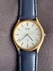 [USED] SEIKO QUARTZ Gold Black Leather