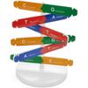 DNA Kit Self Double Helix Model kit Assembling DNA Display Stand Double Helix Model Human Genes Learning Toy Biological Teaching DNA Helix Model Aid