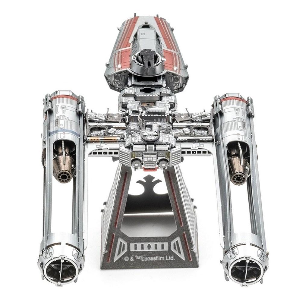 ALKULBARM Spacewar Metal Puzzle: Solo Y-Wing Fighter - Colored Edition