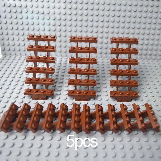 DO IT YOURSELF Assembles Particles 6140 2486 6187 Technical MOC Parts Rails Stair Fence Guardrail Panel Barrier Ladder City Construction Bricks