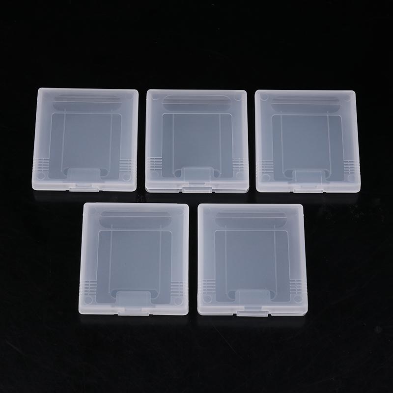 5Pcs Transparent Game Cartridge Case For Gameboy Advance Gba Gbc Plastic Dustproof Box Cover For Gameboy Color Pocket