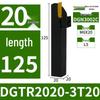 CNC Grooving Tool Holder: DGTR/DGTL Sizes 1616, 2020, 2525 for 2T/3T/20/22