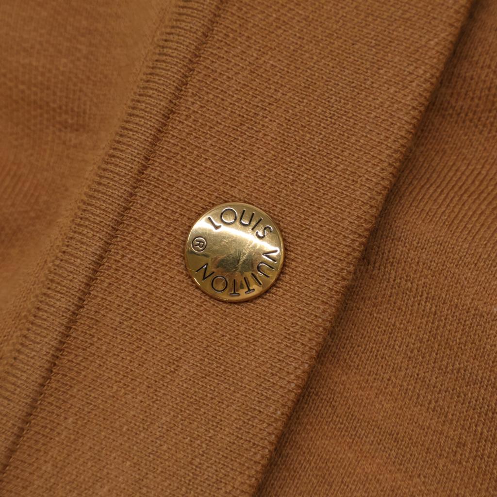 Louis Vuitton 2022 3D Bag Logo Knit Blouson Jacket S BrownUsed