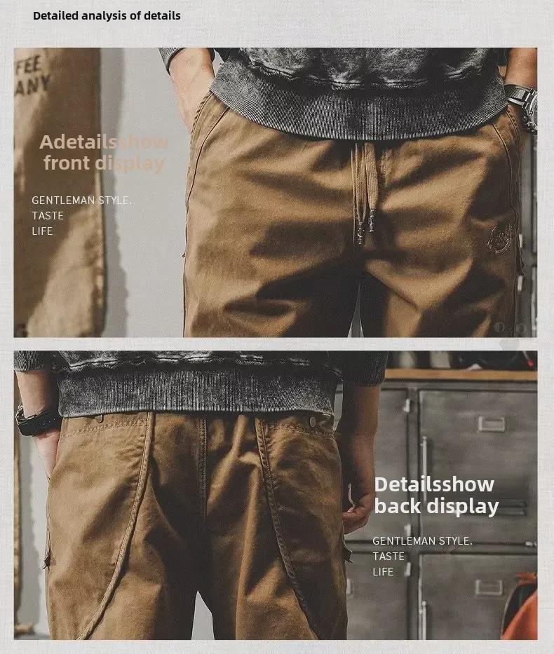 Men's Heavyweight Retro Winter Overalls - Loose, Thickened, Cuffed, Plus Velvet