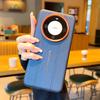 Luxury Suture Pattern Matte PU Leather Metal Lens Back Case for Huawei Mate 80 Pro Max / 60 70 80 Pro / Pro+ Shockproof Cover