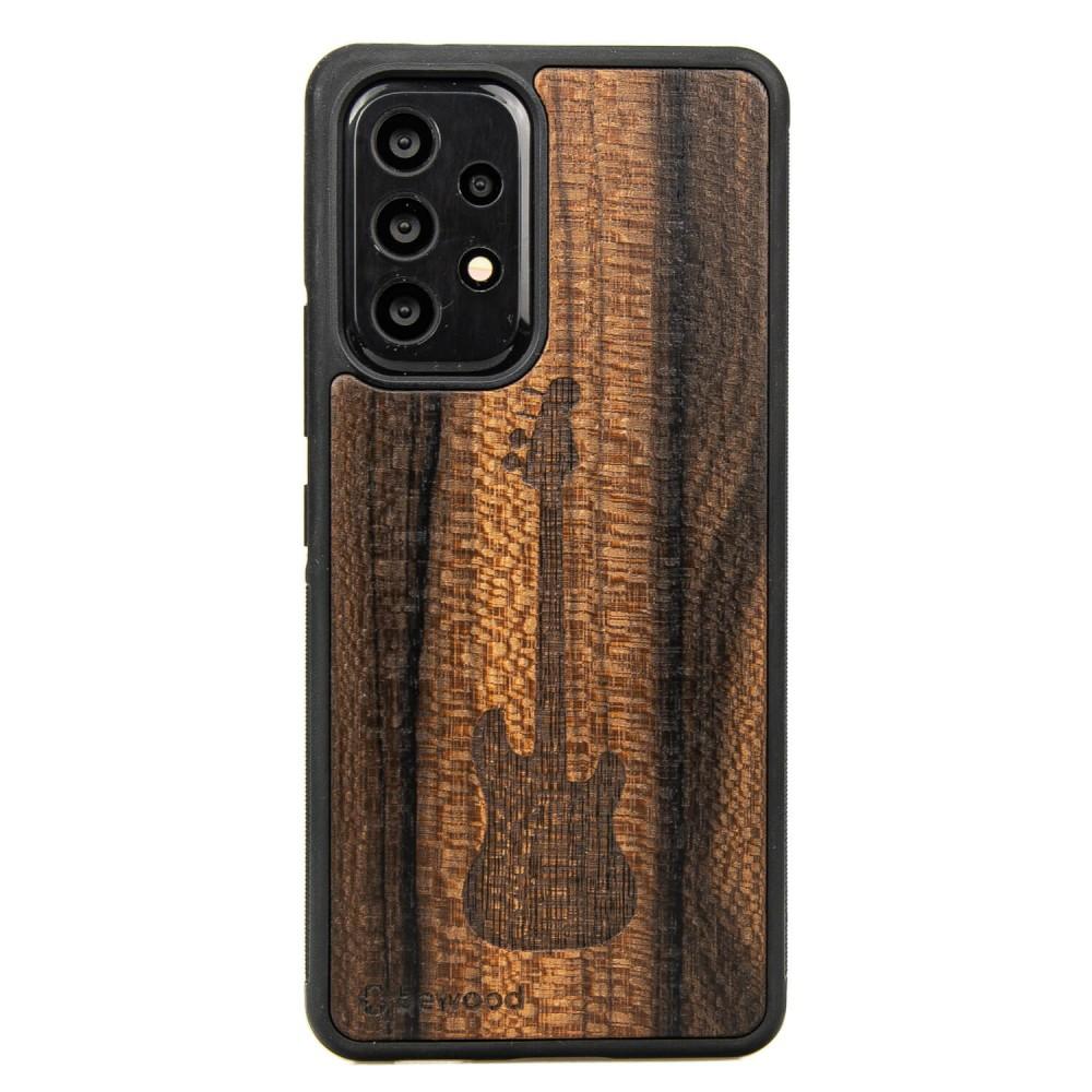 Wooden Case for Samsung Galaxy A33 5G guitar ziricote
