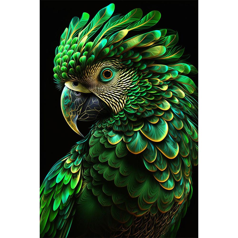 

5D DIY Full Round Resin Diamond Resin Painting Animals Parrots Kit Art Craft