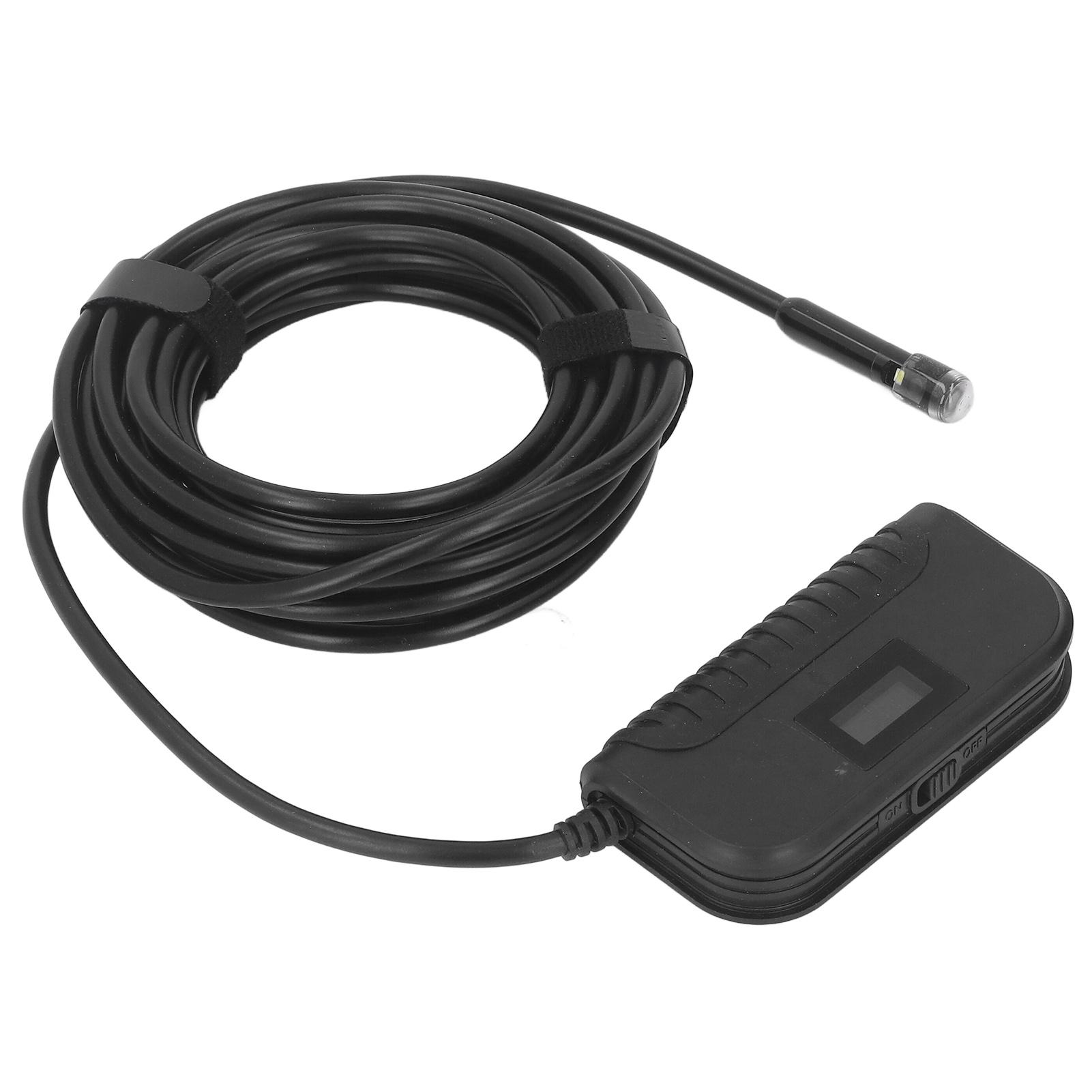 

Dual Lens WiFi HD Endoscope 5m Wire Length Bendable Waterproof Borescope for Sewer Maintenance