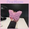 Trendy Butterfly Shaped Mini Shoulder Bag 2023 Design Chic Chain Box Bag