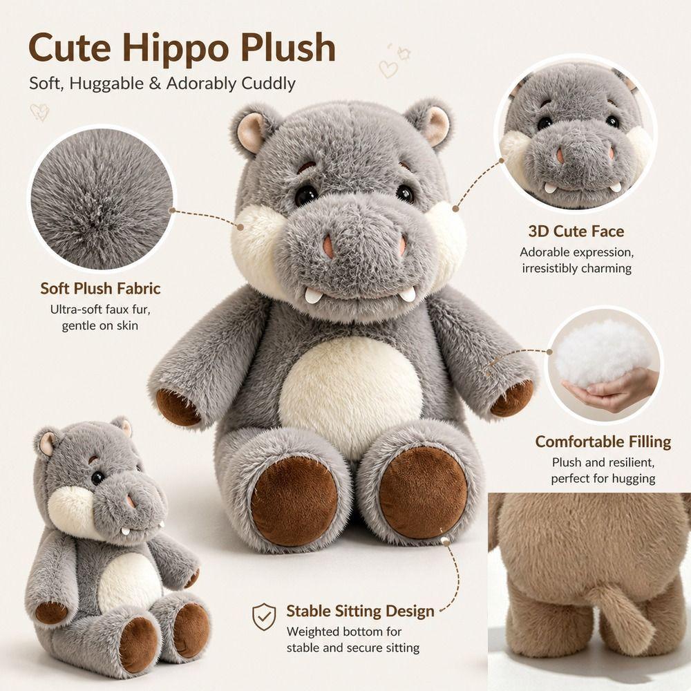 Emotional Support Plush Toy Cute Stuffed Toys Creative Gift Plush Pillow