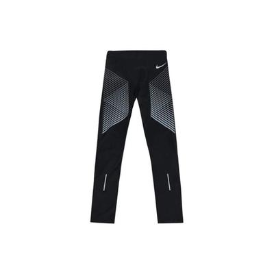 Pantalones de Entrenamiento Estampados con Patrón de Rayas para Hombre Parte Inferior Negro AJ4582-010