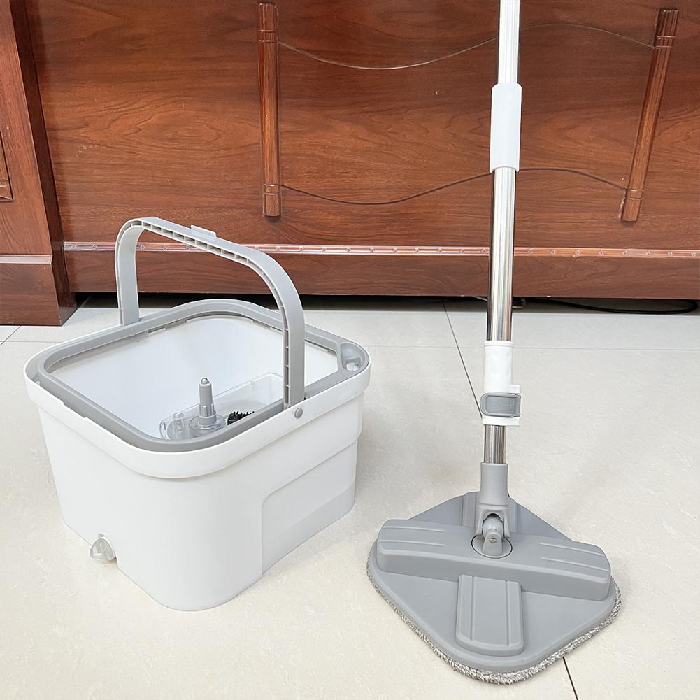 Household Cleaning Mop Water Separation 360 Rotating Hand-Free Lazy Squeeze Mop with Bucket Sewage Separation Mop Flat Plate Mop