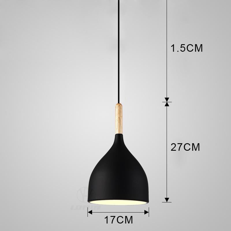 

Modern Aluminum Pendant Light Suspension Cable Hanging Lamp for Dining Room Kitchen Cafe island Decorative E27 Lamps чёрный