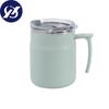 Travel Coffee Mug, Water Cups With Leak Proof Flip Cover, Handle, Double Layer Vacuum, Stainless