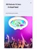 360° RGB Rotating Fan Light with Remote, E27 Base, Stepless Dimming, Three-Color Control