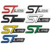 For  ST LINE Logo Front Grill Emblem Badge Car Rear Trunk Sticker Decals Focus Kuga Fiesta Mondeo ESCAPE Ecoboost