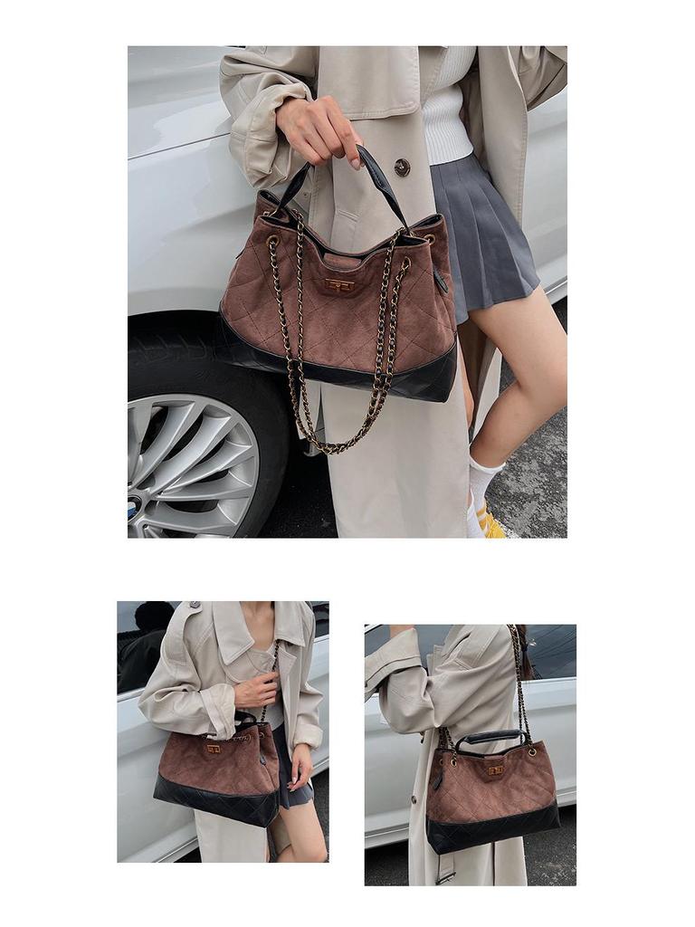 Korean Fashion Women's Large Capacity Versatile Crossbody Tote Bag
