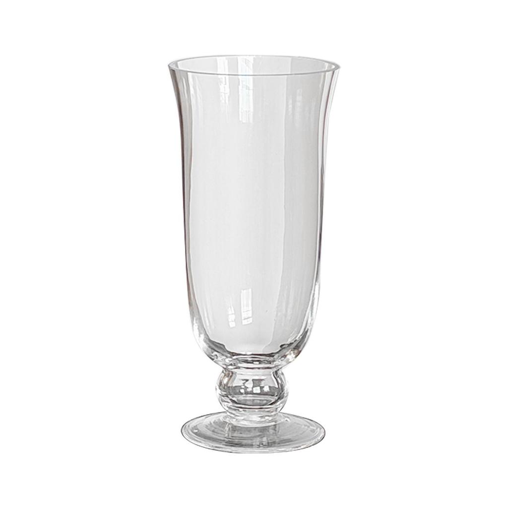 Vintage Style Transparent Crystal Glass Vase for Hydroponic Fresh Flowers - Versatile Chinese Floral Arrangement Vessel