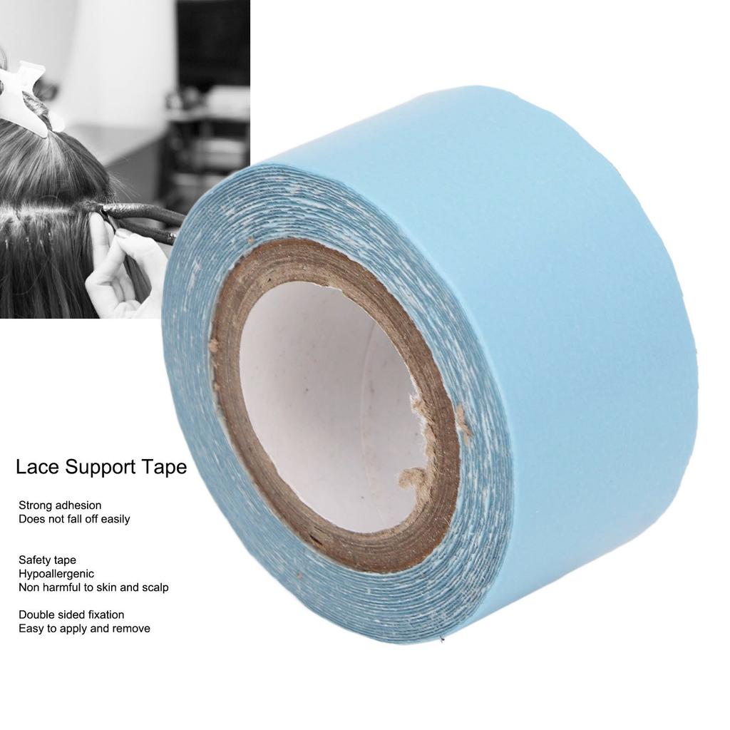 3 Yards Wig Support Tape Double Sided 2.3cm Width Strong Adhesive Hypoallergenic PU Lace Tape Roll