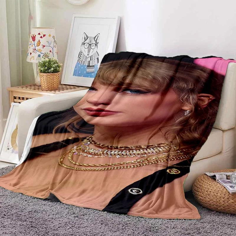 3D S-Swift Fashion Blanket,Soft Throw Blanket for Home Bedroom Bed Sofa Picnic Travel Cover Blanket Kids Gift
