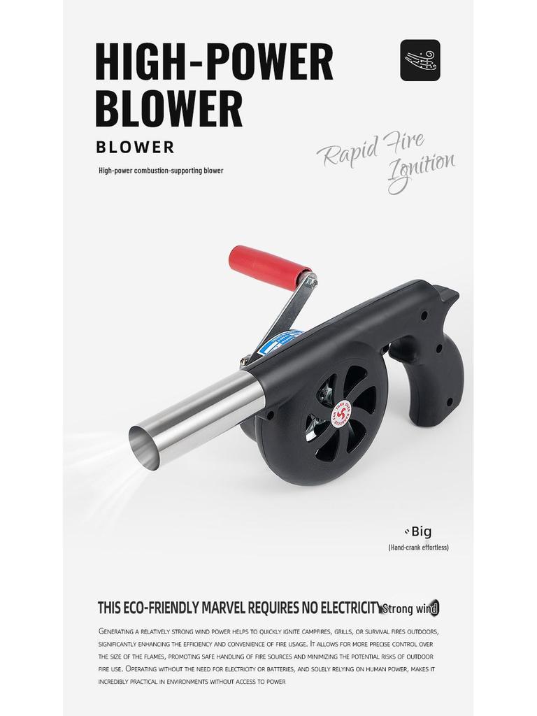 CLS Portable High Wind Blower for Outdoor Camping, Barbecue, and Fire Starting