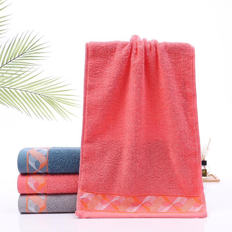 Cotton Absorbent Threaded Towel Embroidered Labor Gift Towel