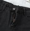 Damen 608 Weit geschnittene Jeans-Shorts: Hohe Taille, Figurschmeichelnde A-Linie, Perfekt für den Sommer 2022