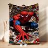 Spider Man Action Pose Blanket Blanket Soft And Comfortable Bedroom Digital Printing Machine Washable
