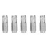5Pcs Grease Gun Coupler Tightly Bite Durable WearResistant Grease Gun Flat Nozzle for Equipment Maintenance