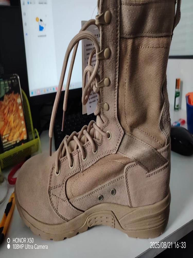 Ultra-light Men Outdoor Hiking High-top Summer Breathable Wear-resistant Non-slip Tactical Desert Boots