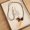 Chinese Floral Tassel Pendant Necklace - Ethnic Niche Design for Women, Versatile Long Sweater Chain Fashion Accessory