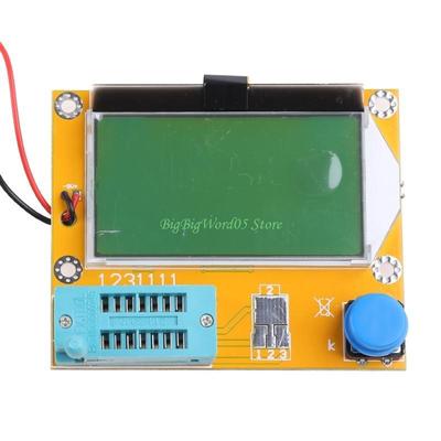 24TE 1 Pc Professional 9V LCD Digital Transistor Tester LCR-T4 Meter 12864 Backlight Capacitance