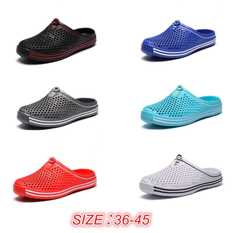 Summer Clogs Slippers  Fashion Men and Women Garden Leisure Shoes Non-slip Slippers Beach Sandals