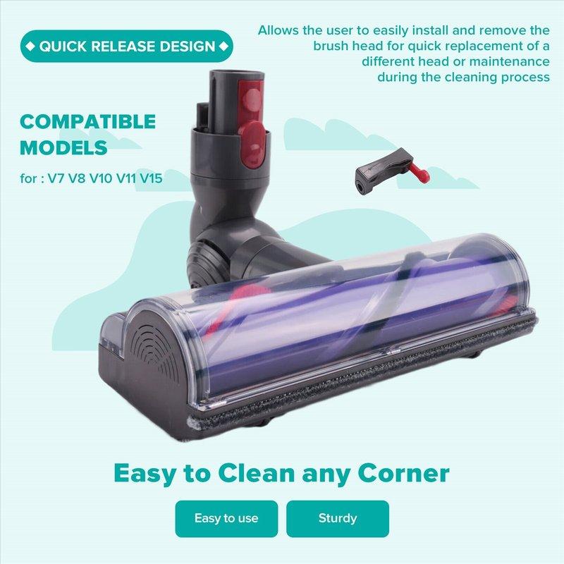 AT52 Head for Dyson V7 V8 V10 V11 V15 Vaccum Cleaner Floor Brush Head Replacement Parts