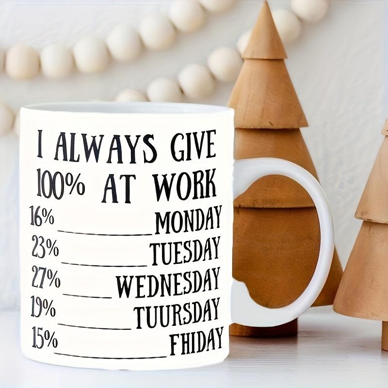 

Mug office cup household cup coffee cup ceramic cup ins style 301-400ml білий