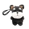 Cute Dog Plush Keychain Cartoon Stuffed Puppy Bag Pendant Backpack Charm Kawaii Animal Key Ring Holder Birthday Kids Gifts