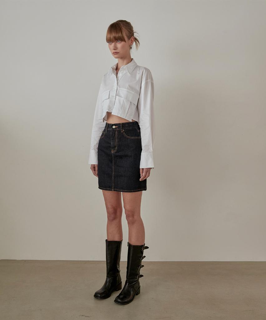 Isibchilwai Indigo Blue Skirt - Sk002