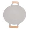 Aluminium Nonstick Grillpan Voedselkwaliteit Ronde Grillpan BBQ Grillplaat Gas Inductiekookplaat