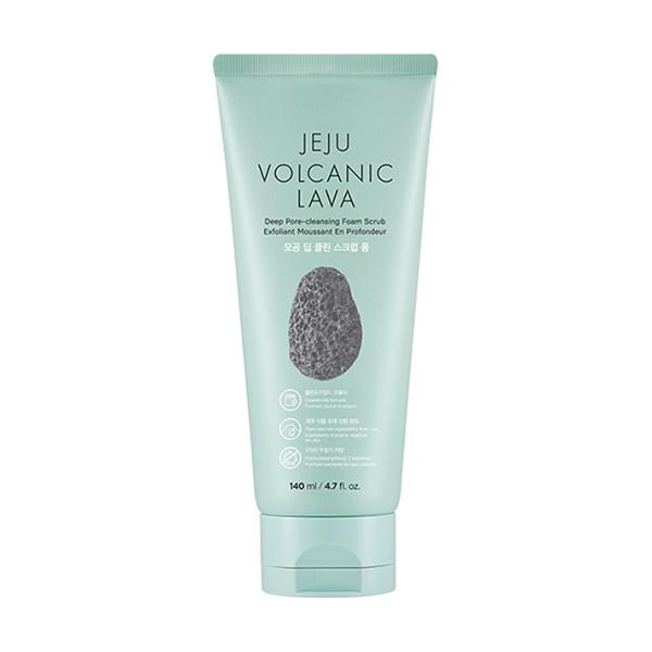 

[The FACE Shop] Скраб-пенка для глубокого очищения пор Jeju Volcanic Lava 140 мл