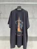 Nanyou Paris B Tower Night View Unisex Loose-Fit Washed T-Shirt