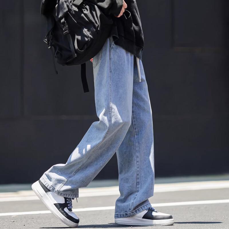 PLAYBOY Men's Casual Loose Straight Jeans