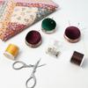 Half Ball Shape Retro Needle Cushion Soft Elastic Design Metal Base Pin Cushion  For Sewing