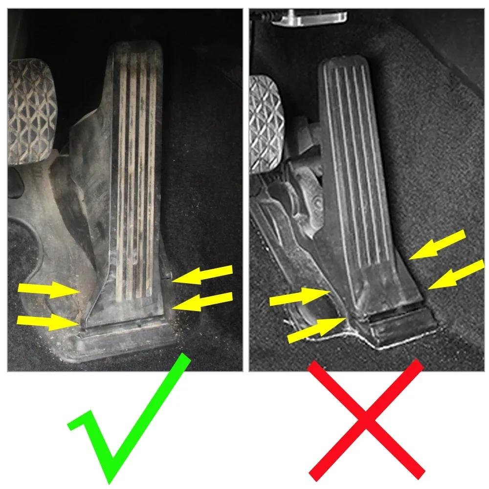 For Mazda 3 2014~2018 Car Foot Pedals Cover Accelerator Brake Pedal Rest Pedals Non-Slip Mat Provide lasting Durable Accessories